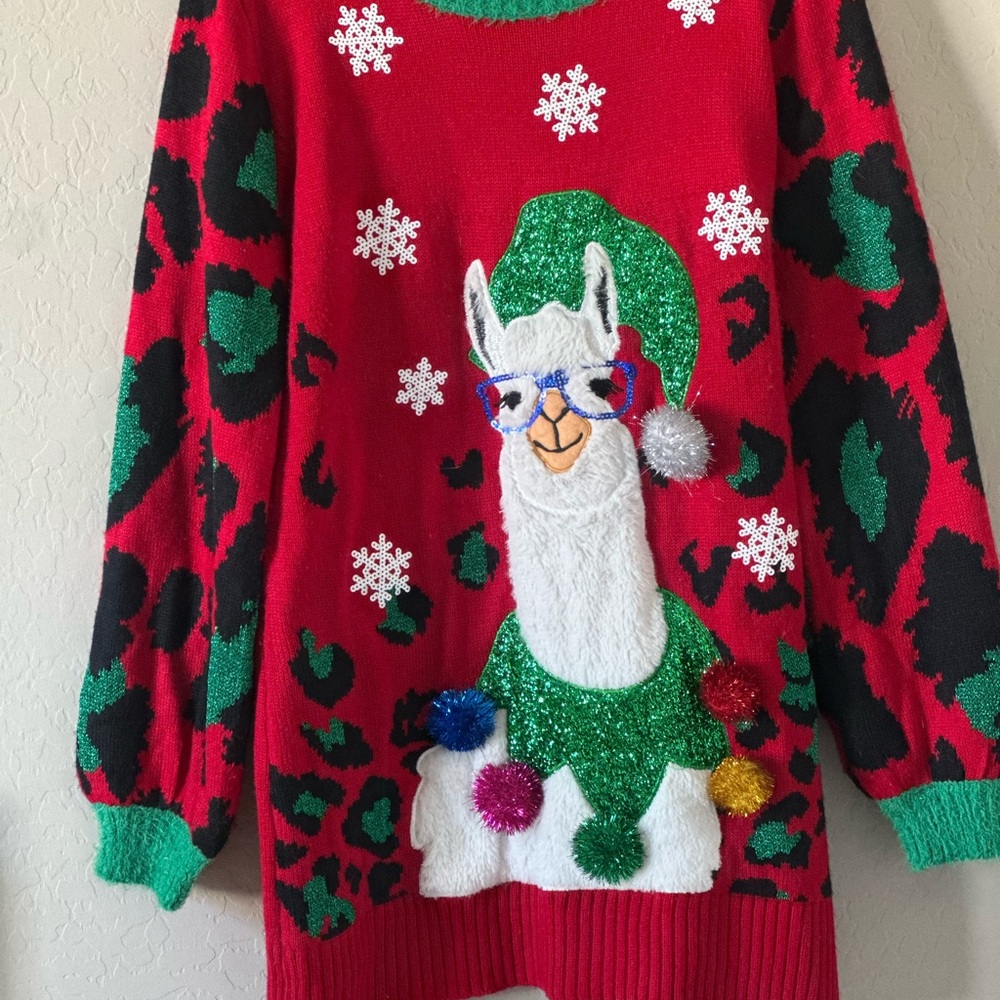 Llama Ugly sweater for Christmas